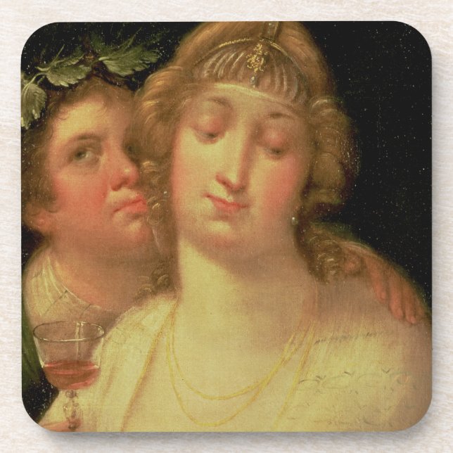 Posavasos Los cinco sentidos: Gusto (Frente)