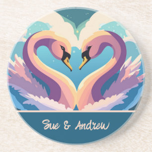 Posavasos Los Cisnes Enamorados