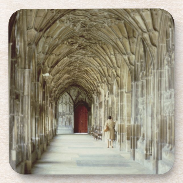 Posavasos Los claustros de la catedral de Gloucester, 12mo (Frente)