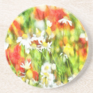 Posavasos Los Colores De La Primavera En Un Día Soleado