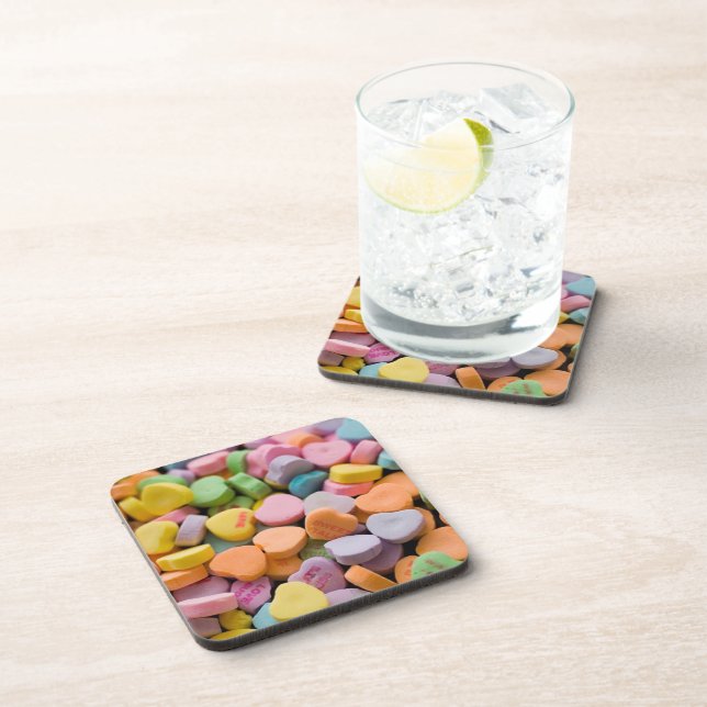 POSAVASOS LOS CORAZONES CANDIOSOS DE VALENTINE (Lado Derecho)