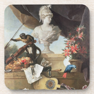 Posavasos Los cuatro continentes: Europa, 1722 (aceite en