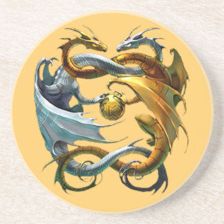 Posavasos Los dragones juegan al globo -