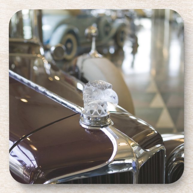 Posavasos Los E.E.U.U., Indiana, castaña: Castaño, cordón, (Frente)