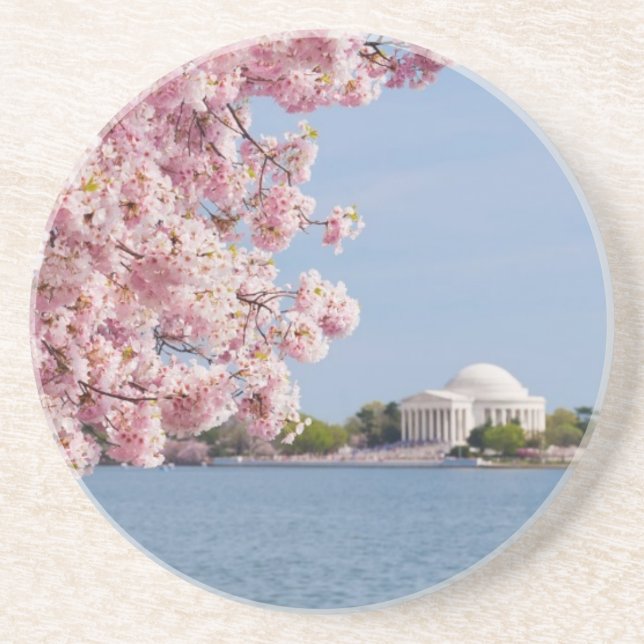 Posavasos Los E.E.U.U., Washington DC, cerezo (Frente)