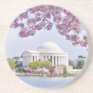 Posavasos Los E.E.U.U., Washington DC, cerezo en la