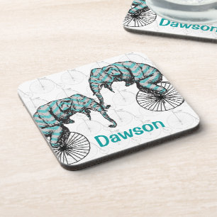 Posavasos ¡Los elefantes y las bicicletas son iguales!