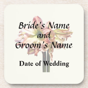 Posavasos Los encantadores productos Bodas de Amaryllis en r