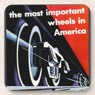 Posavasos Los Ferrocarriles-Más importantes ruedan adentro