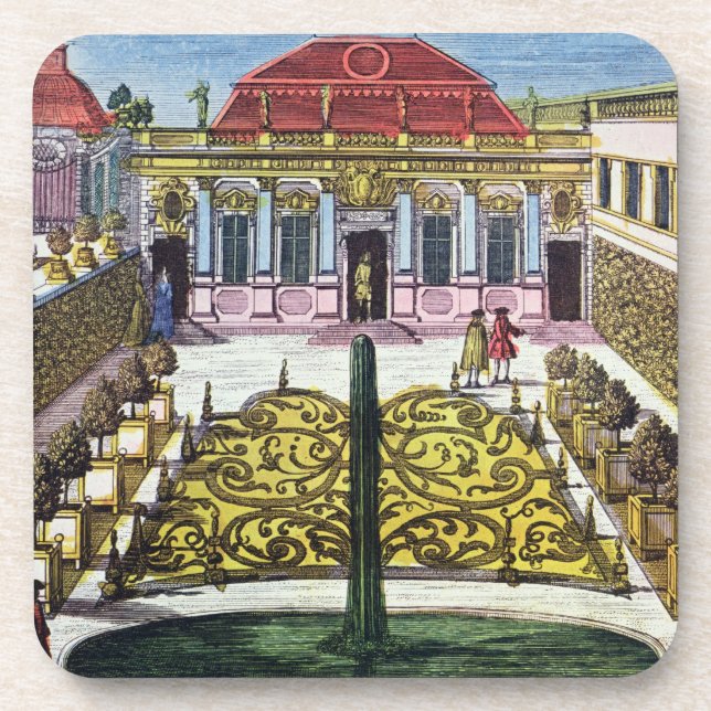 Posavasos Los jardines del parque del mirabel, Salzburg, (Frente)