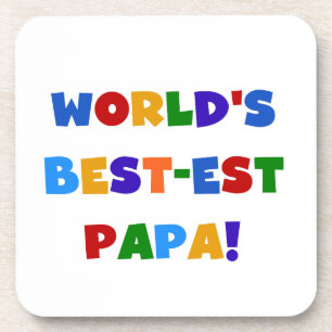 Posavasos Los mejores camisetas y regalos de papá del mundo