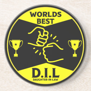 Posavasos Los mejores regalos de la ley y la hija