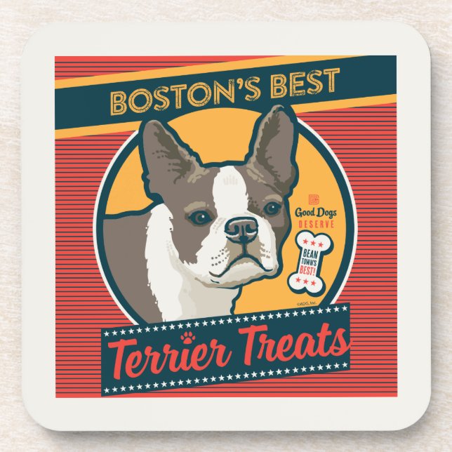 Posavasos Los mejores tratamientos de Boston (Frente)