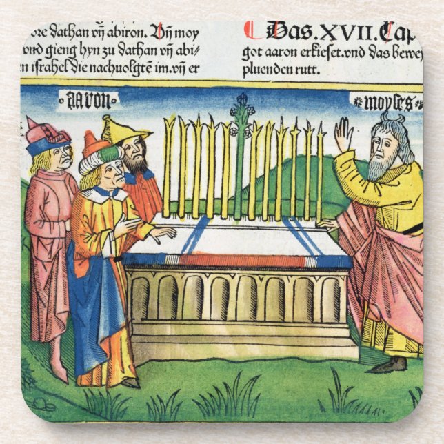 Posavasos Los números 17 los 1-11 personales de Aaron (Frente)