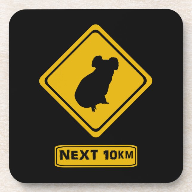 Posavasos los próximos 10 km koalas (Frente)