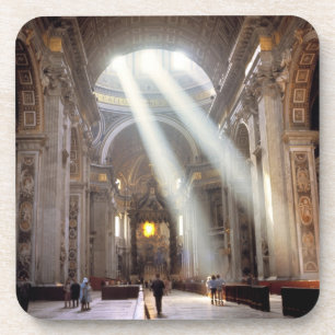 Posavasos Los rayos del sol fluyen por las ventanas