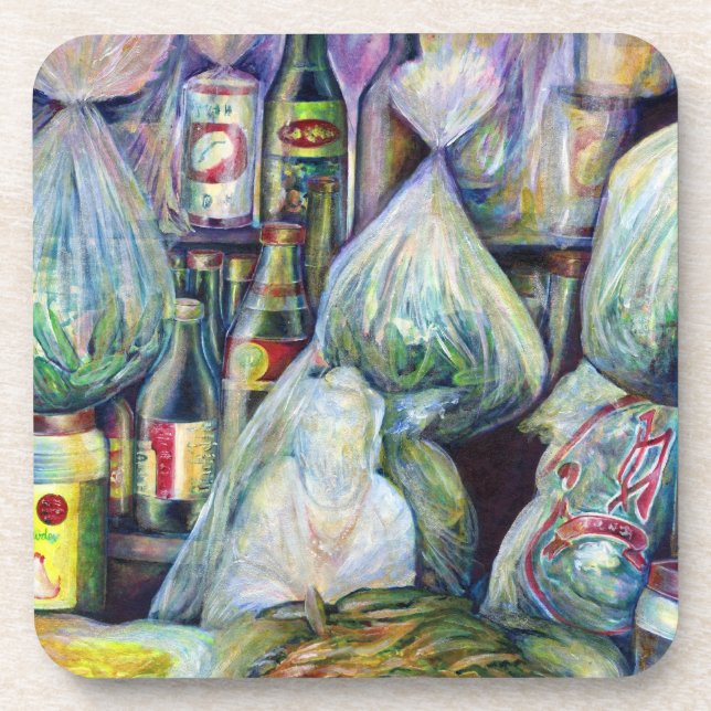 Posavasos Los sabores secos de Singapur (Frente)