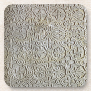 Posavasos Losa bizantina con la decoración cruciforme,
