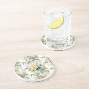 Posavasos Loto de Serenidad de Bambú