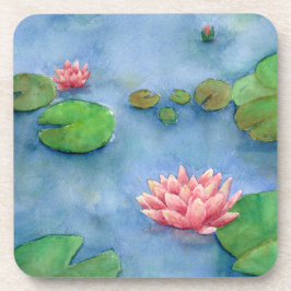 Posavasos Lotus flower watercolor