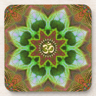 Posavasos Lotus Om Mandala Arte Geométrico : Conjunto de 6