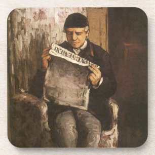 Posavasos Louis Auguste Cezanne Padre Del Artista Leyendo
