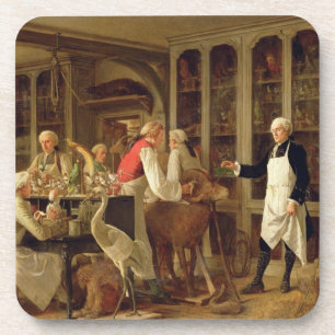 Posavasos Louis Jean Marie Daubenton (1716-99) en su Labora