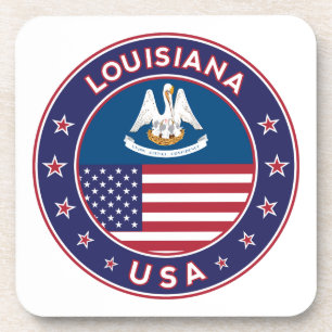 Posavasos Louisiana, estuche de teléfono de Luisiana, pegati