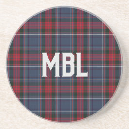 Posavasos Louth Tartán Plaid personalizado del condado irlan