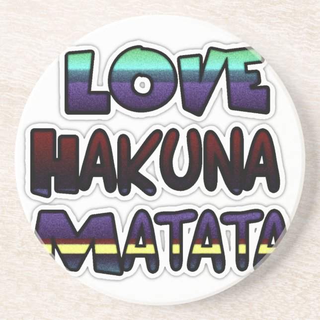 Posavasos Love Hakuna Matata Gifts (Frente)