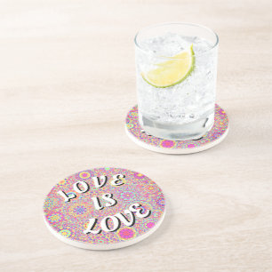 Posavasos Love Is Love Pride Montaña Rusa