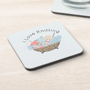 Posavasos Love Knitting Yarn Bowl