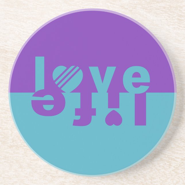 Posavasos LOVE LIFE coaster (Frente)