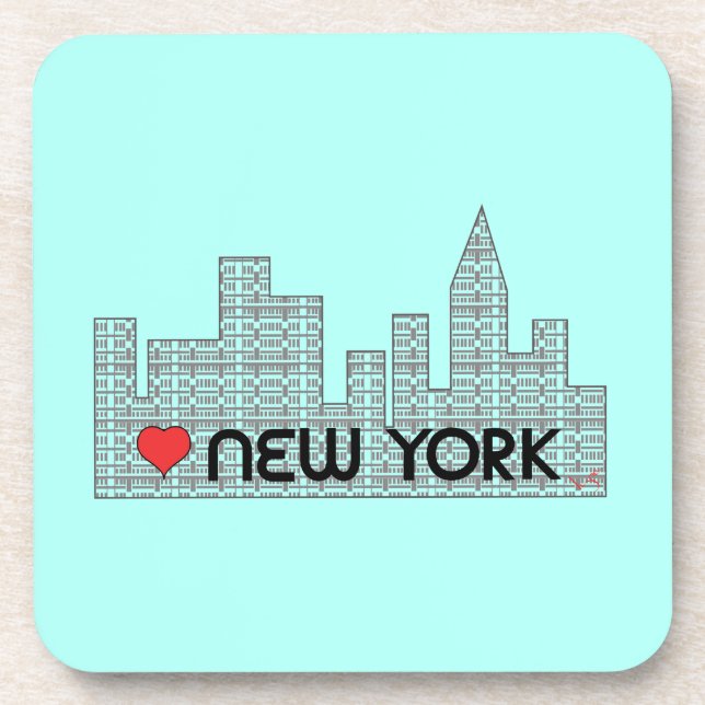 Posavasos Love NEW YORK (Frente)
