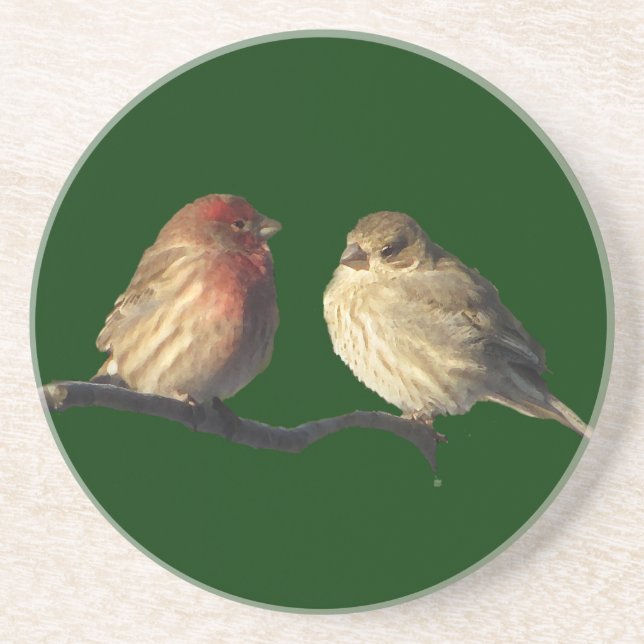 Posavasos Lovebirds (Frente)