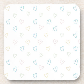 Posavasos Lovely hearts pattern - Shower Curtain - Large