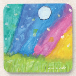 Posavasos Luces boreales - Arte infantil para CHOC