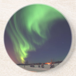 Posavasos Luces boreales en el lago Bear