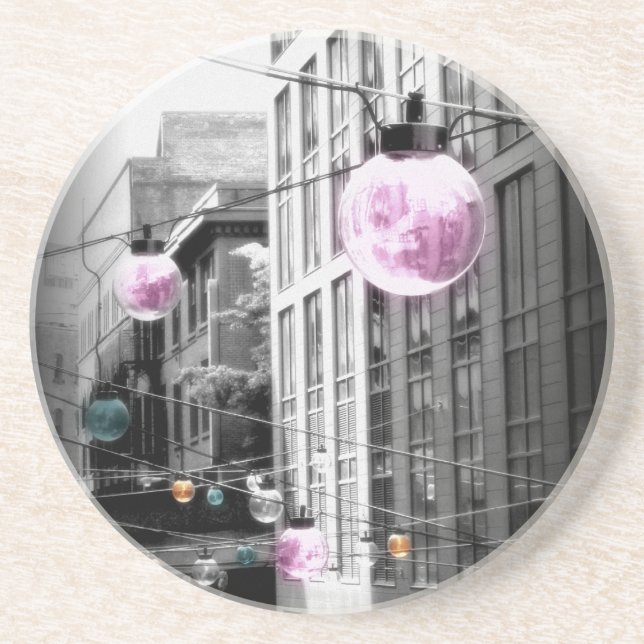 Posavasos Luces de calle Arte Urbano (Frente)