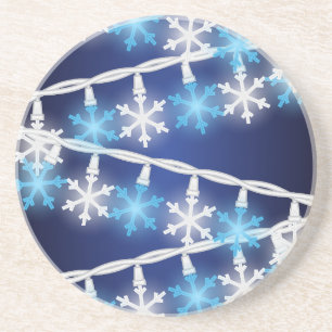 Posavasos Luces de Copo de Nieve