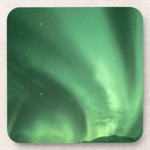 Posavasos Luces del norte, Aurora boreal, sobre estribacione