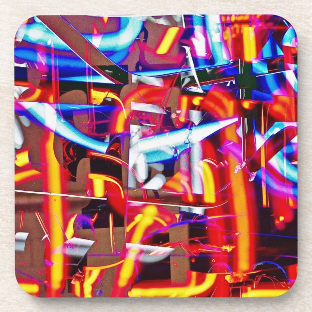 Posavasos luces destrozadas (Frente)