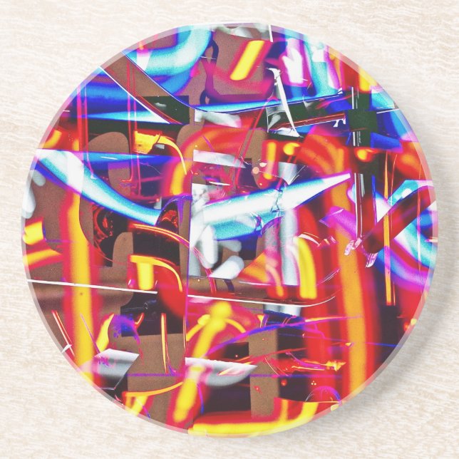 Posavasos luces destrozadas (Frente)