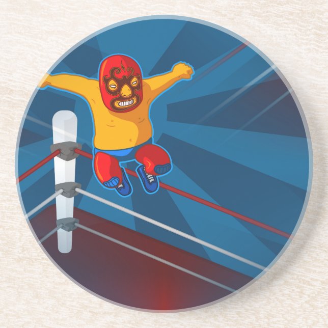 Posavasos luchador (Frente)