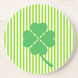 Posavasos Lucky Four Leaf Shamrock Design-87906