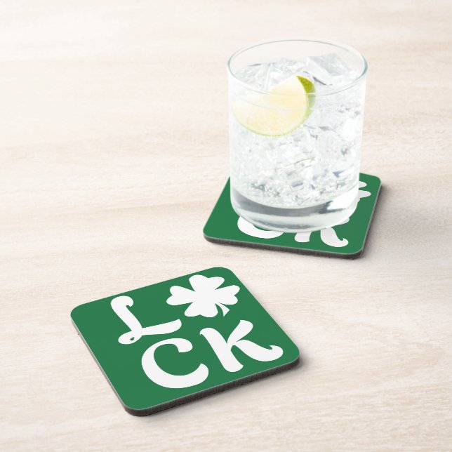 Posavasos Lucky Shamrock (Lado Derecho)
