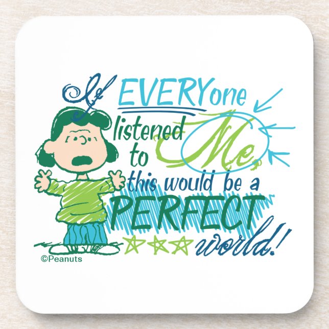 Posavasos Lucy "Si Todos Me Escucharan..." (Frente)