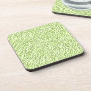 Posavasos Lugares al azar - Verde marciano en blanco