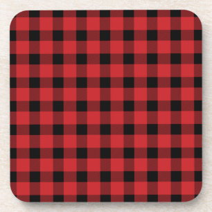 Posavasos Lumberjack Red Buffalo Country Plaid
