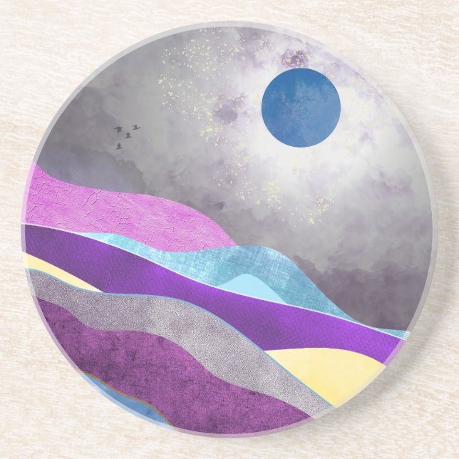 Posavasos Luna Azul (Frente)